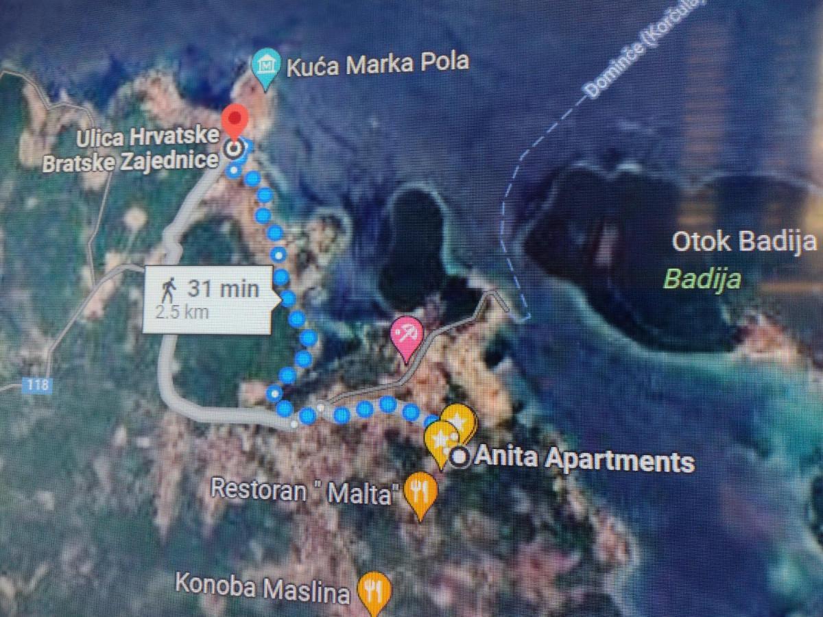 Apartmani Anita, Korcula Экстерьер фото